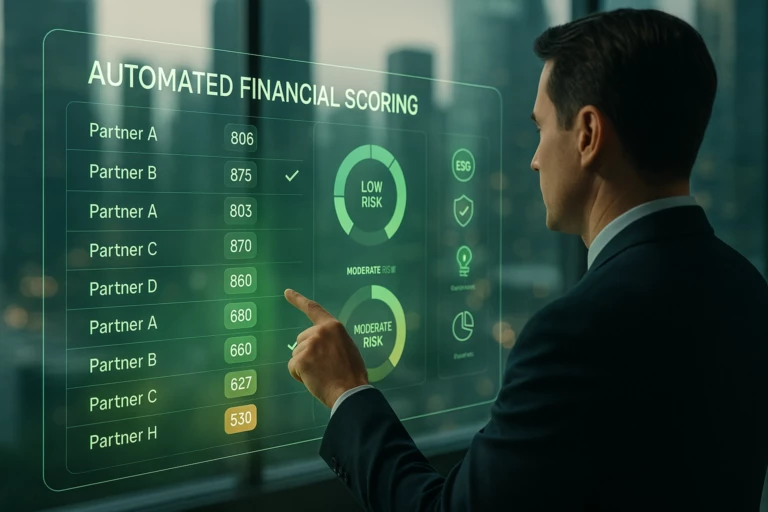 Scoring financier automatisé : optimiser l’évaluation des tiers